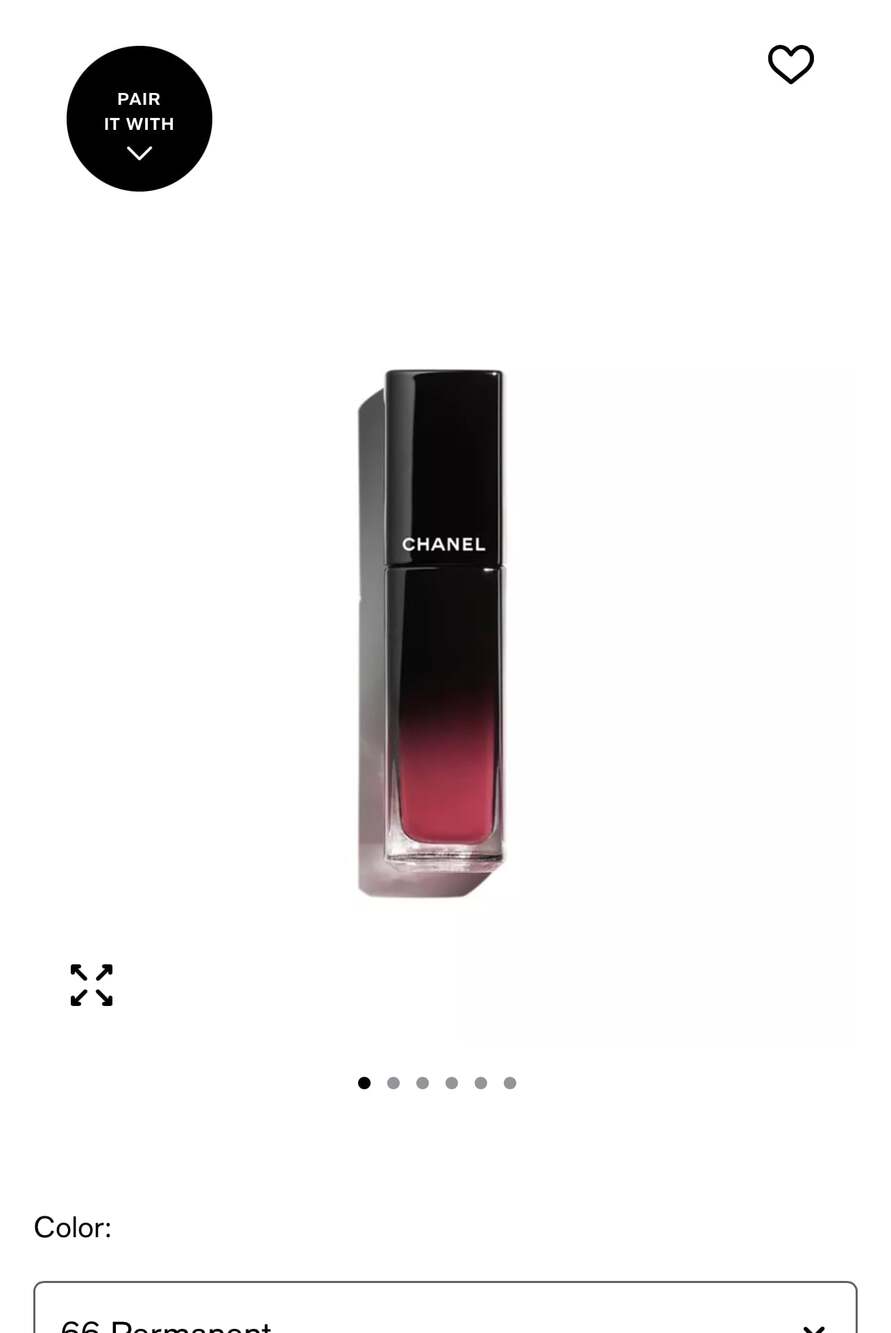 Chanel Rouge Allure Laque Ultrawear Shine Liquid Lip Colour - 66 Permanent. NIB! - Picture 11 of 11